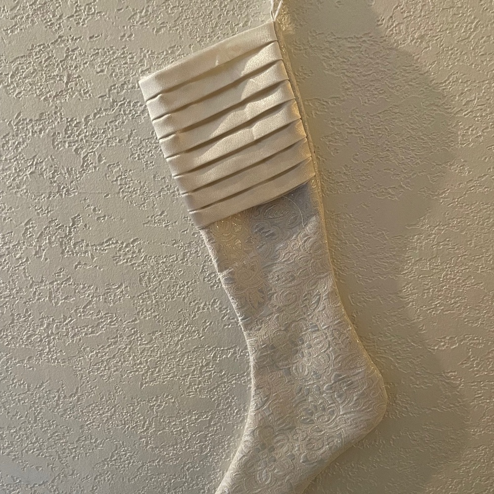 Brocade Hand Crafted Christmas Stocking
